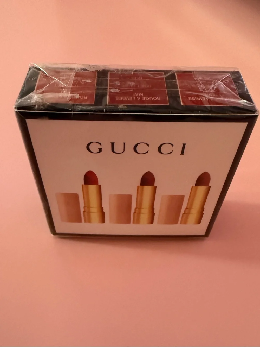 Gucci Mini Lipstick Trio Set NEW Sealed